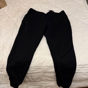 American Giant Black Joggers, large
